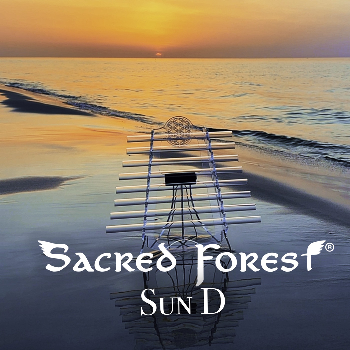 Celestial Sun D Crystal Harp 432Hz by Sacred Forest
